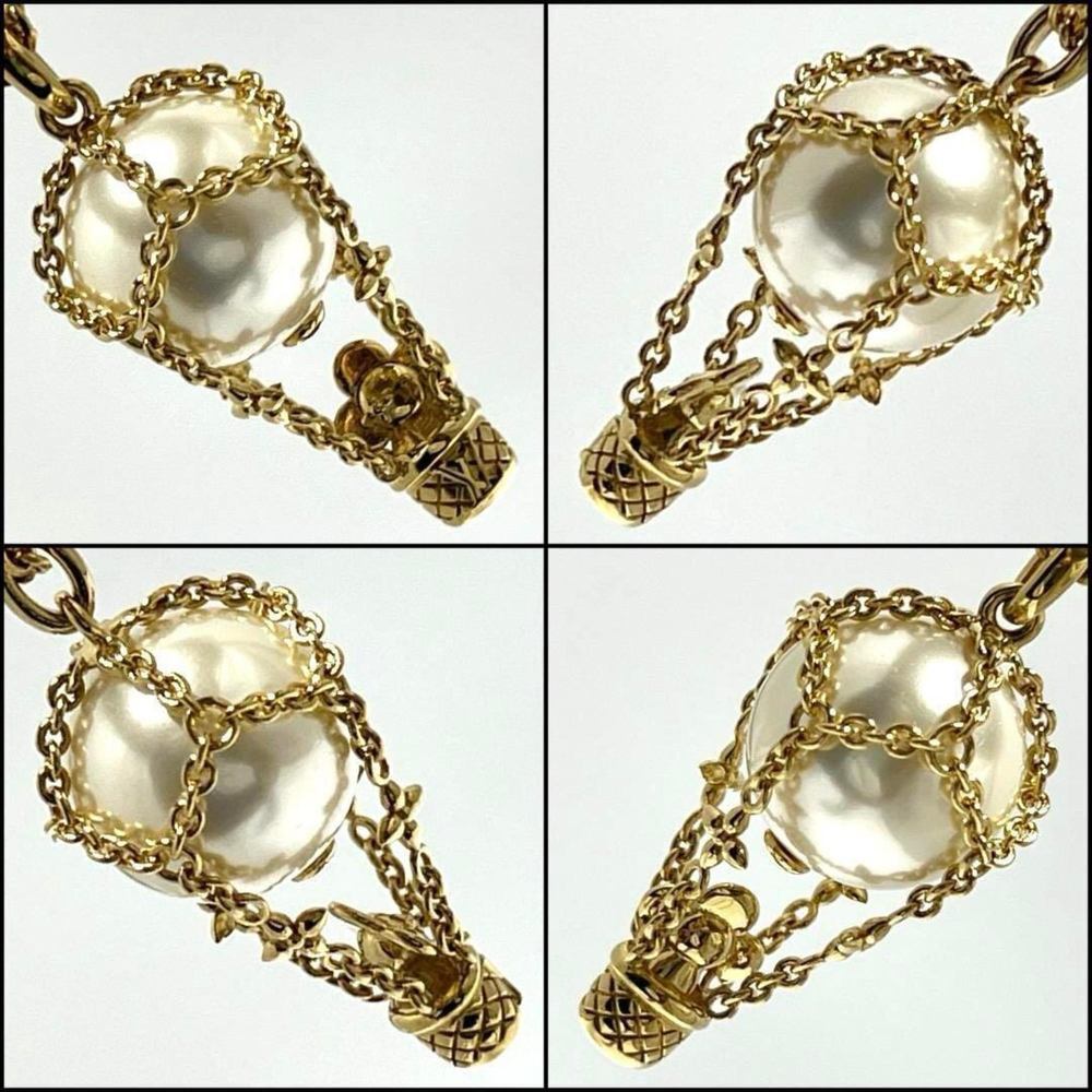 LOUIS VUITTON Gold Necklace - Picture 5 of 9